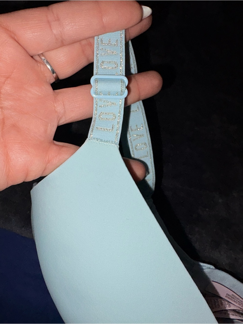 Victoria's Secret Light Blue Strapless Smooth T-Shirt Bra - Picture 5 of 7